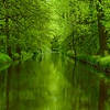 Blanice river in Protivin